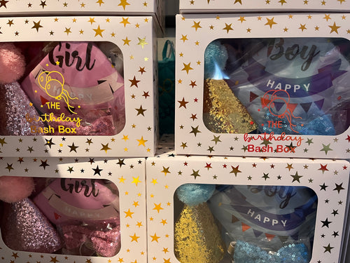 Birthday Bash box!  Girl - Cattledog Cookie Co.