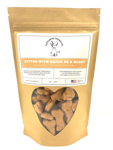 Better-with-bacon PB & Honey 8oz. - Cattledog Cookie Co.