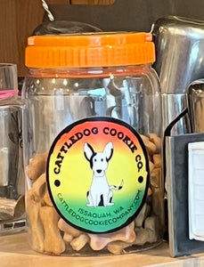 Treat Jar with 1lbs. "Better with Bacon" - Cattledog Cookie Co.