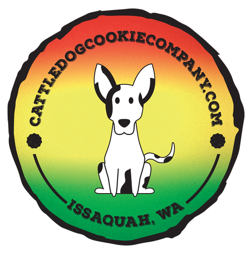 Rasta  Cattledog Cookie Sticker - Cattledog Cookie Co.